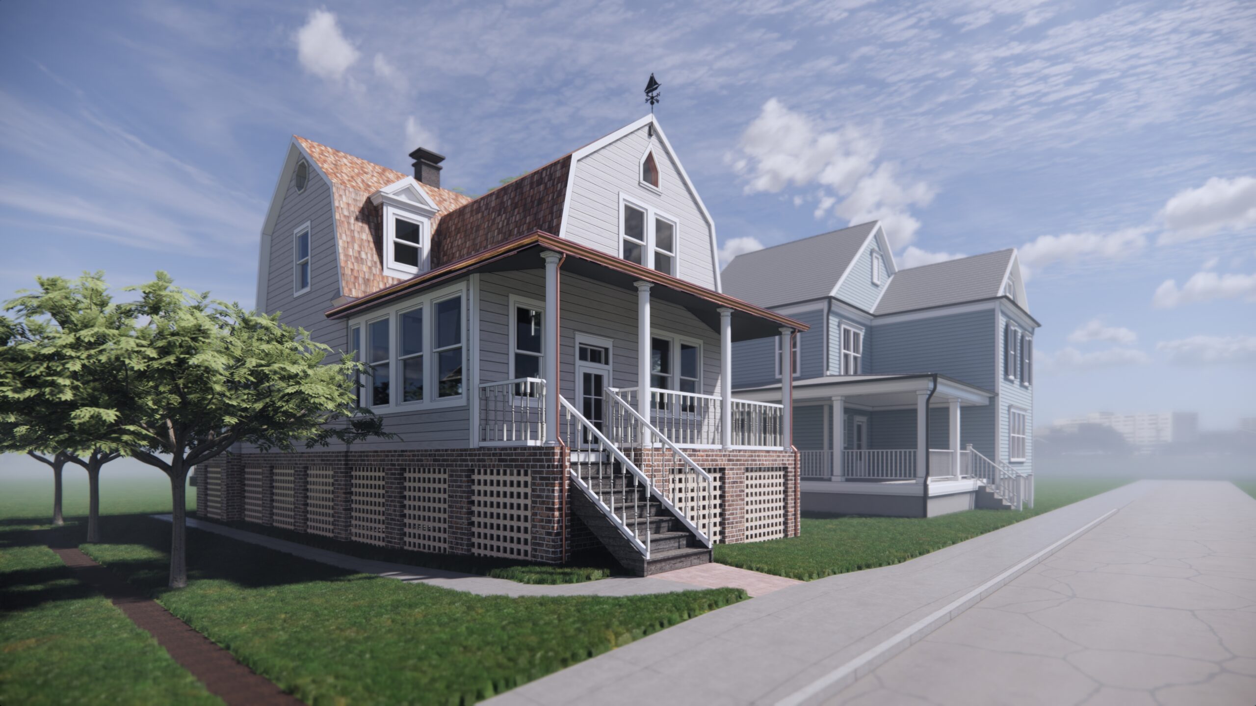 Modeling and modifications of the historical building